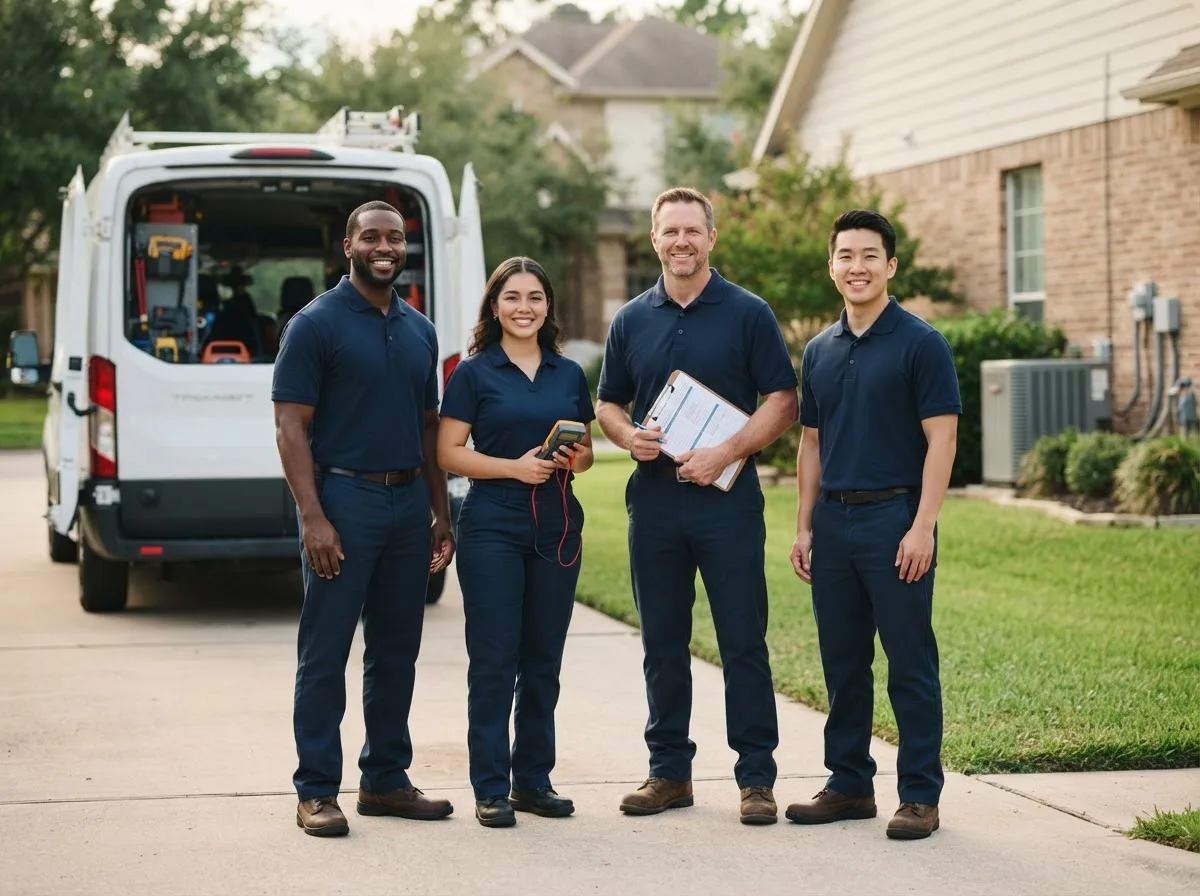 Certified HVAC technician near Woodville, TX